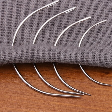 KALLORY Upholstery Needles Curved Needles Metal 96pcs Sewing Tools for Craftsmen