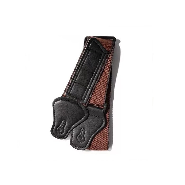 Correa Para Guitarra Y Bajo Puntas Cuero + 3 Uñetas