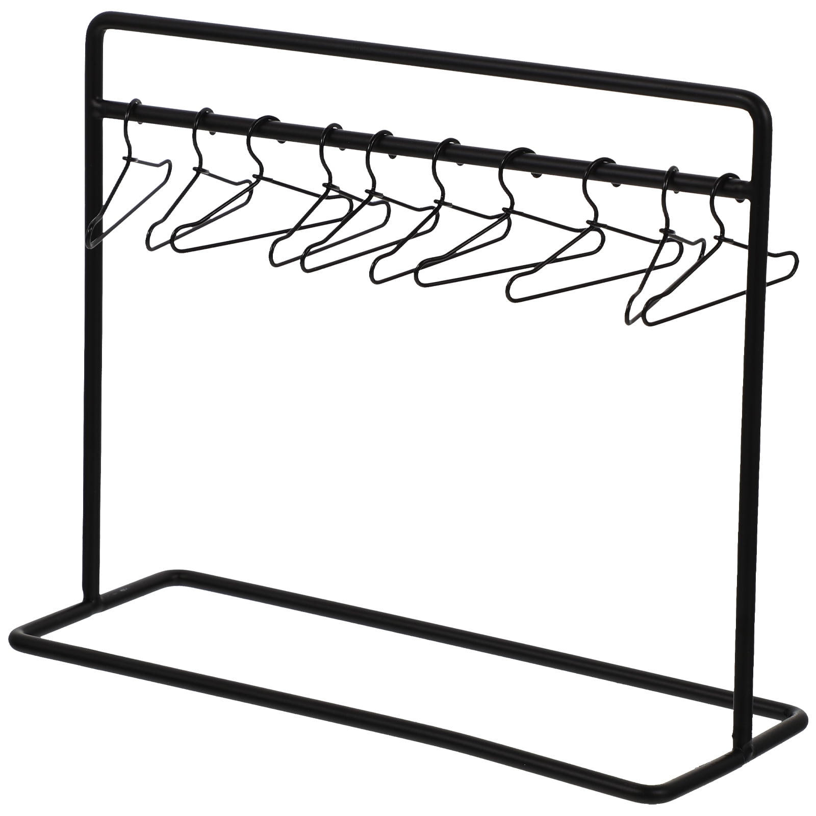 1 Set of Decorative Mini Hangers Doll Outfit Rack Doll Closet Hangers