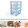 thumbnail image 6 of MERRYHAPY 1Pcs Blue Storage Box With Lid for Dustproof and Desk Organization Women Home Use, 6 of 8