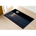 thumbnail image 6 of Sea And Moon View Rugs, Kitchen Rug, Easy to Clean Rugs, Full Moon Rug, Moon Rugs, Bath Rugs, View Rug, Area Rug, Entryway Rug, Black Rug, 2.6'x9.2' - 80x280 cm, 6 of 8
