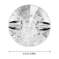 thumbnail image 2 of Houderco 100Ud Botones Cristal Transparentes Para Sofá Acrílico Decorativos Resistentes, 2 of 6