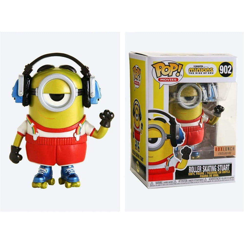 Funko Pop Minions Roller Skating Stuart #902 (Exclusive) - Walmart.com - Walmart.com