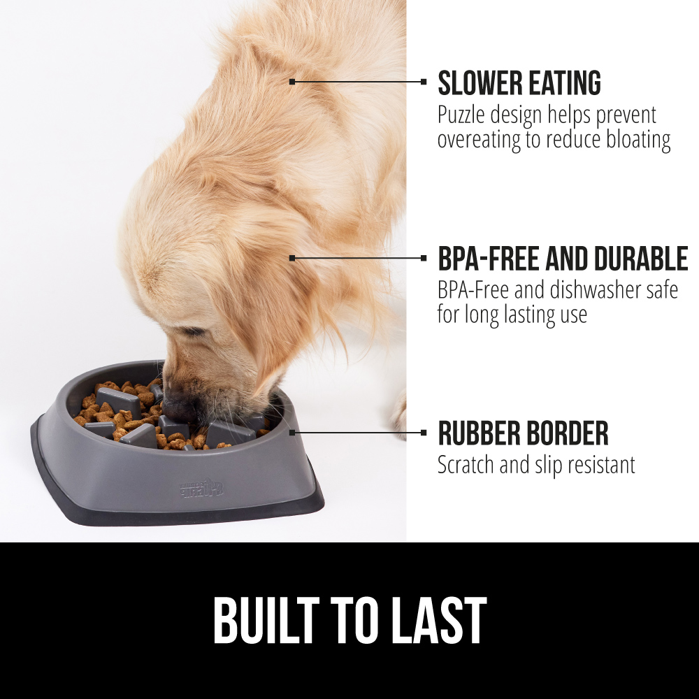 Gorilla Grip Slow Feeder Bowl for Dogs & Cats photo 2
