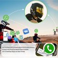 thumbnail image 5 of BT31 Motorcycle Helmet Headset Bluetooth Moto Intercom 500m For 2 Rider Interphone Waterproof IPX6 With 1000mAh Battery, 5 of 5