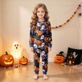 thumbnail image 2 of Gerichy Boys Girls Halloween Pajamas Cute Pumpkin Print Pjs Cotton Kids Sleepwear Clothes Sets Ghost Holiday Nightwear 2T-9T, 2 of 7