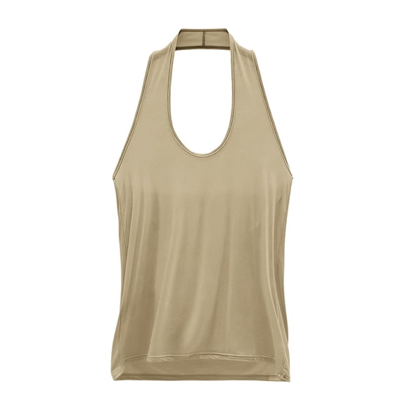 Halter Tops Tank Top For Women Sleeveless Tops With In Bras Shelf Bra Padded Shirt Casual Tanks Loose Fit Casual Sleeveless Womens Summer Tops