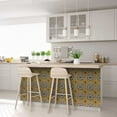 thumbnail image 6 of Mi Alma Vinyl Backsplash Decor - Dark Yellow Abstract Peel & Stick Tiles 6x6, 6 of 10