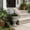 Grey, variant on Dvkptbk metal pot Outdoor Courtyard Garden Horticultural Trophy Flower Pot Distressed Decorative Planters Home Balcony Flower Containers