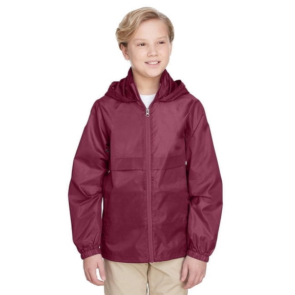 Team 365 TT73Y Youth Zone Protect Lightweight Jacket-Sport Maroon-XL