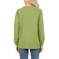 thumbnail image 4 of Aiyino Womens Sweatshirts Casual Loose T Shirts Crewneck Long Sleeve Pullover Tunic Tops, 4 of 6