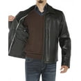 thumbnail image 5 of LN LUCIANO NATAZZI Men's Classic Full Grain Cow Leather Jacket Black, 5 of 5