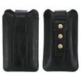 thumbnail image 1 of Funda de cinturón para teléfono Uxcell XXL para teléfono de 6.5-7.2", funda de cuero para cinturón de teléfono negra, 1 of 7