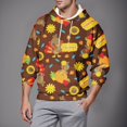 Mens Fall/Winter Thanksgiving Products Hoodie Dress for Men Festive