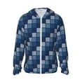 thumbnail image 2 of Lsque Pixel Grid UPF 50+ Lightweight Sun Protection Men's Women's Long Sleeve Shirt, Hoodie Performance -Large, 2 of 9