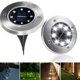 thumbnail image 2 of 12 luces solares para jardín al aire libre, focos empotrados blancos en el suelo, luz solar enterrada impermeable, caminos, escaleras, paisajes, caminos, macizos de flores, 2 of 5