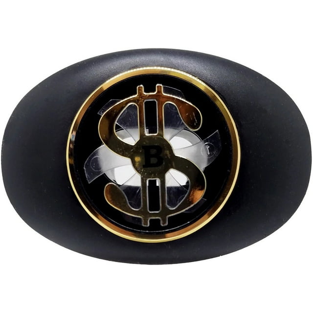 Battle Sports Money Spinner Oxygen Lip Protector Mouthguard - Black/Gold