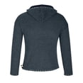 thumbnail image 6 of UVEASISHA Knit Sweater Hoodies for Men Vintage Colorblock Patches Pullover Sweaters Zip Up Drawstring Hooded Jumper Tops 2025 Fall Fashion Knitted Sweatshirt Todays Sales Today Gray 3XL, 6 of 8