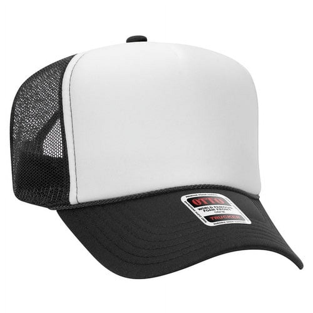 Southern Attitude Designs-Hit The Dang Ball Black & White Unisex Foam Trucker Hat