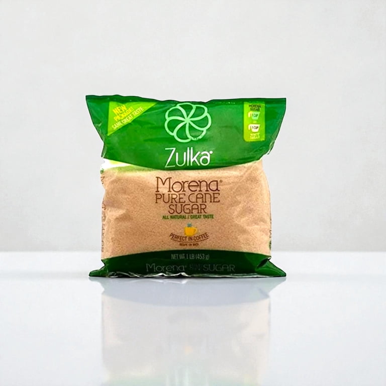 Zulka, Azucar Morena Pure Cane Sugar, 1lb, Sweetener - Walmart.com