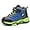 Green, variant on Kids Boys Winter Hiking Boots Warm Lined Snow Boots Anti Collision Anti-Skid Athletic Outdoor Adventure Camping Trekking Shoes