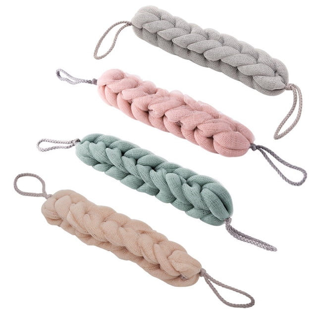 Shisuyan 4Pack Exfoliating Washcloth Assorted Color Metabolism Acceleration For Adults