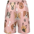 thumbnail image 3 of GZHJMY Dog Pajama Pants Short for Men, Lounge Pants Lightweight Men Pajama Bottoms with Drawstring Pockets, Christmas New Year Birthday Gifts, XX-Large, 3 of 7