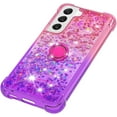 thumbnail image 5 of Glitter Case for Samsung Galaxy S23 Plus (Not S23, Bling Sparkle Colorful Gradient Quicksand Waterfall Soft TPU Liquid Case Cover with Ring Stand for Samsung Galaxy S23+Plus LSJB-Pink Purple, 5 of 14