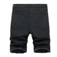 thumbnail image 4 of Turilly Men's Shorts Clearance Denim Shorts With Micro Elastic Fit Button Zipper Pockets For Casual Pants Shorts, 4 of 4
