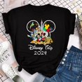 thumbnail image 3 of Camiseta de algodón con estampado de Mickey Minnie para niños, divertida camiseta de Disney Trip 2024, ropa para niñas Y2k, camisetas de manga corta de verano para bebés, ropa para niños, 3 of 5