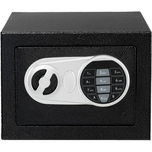 Security Safe - Digital Safe, Electronic Steel, Fireproof and Waterproof Electronic Safe Box with Keypad to for Cash Jewelry Home Office Hotel Security Storage