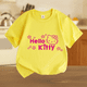 thumbnail image 3 of Camiseta de verano con estampado de Hello Kitty para niños y niñas, ropa para niños, camisetas de algodón para niños, camisetas deportivas de manga corta a la moda para edades de 3 a 14 años, camiseta, 3 of 5