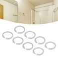 thumbnail image 4 of Curtain Rings, O Shape Shower Curtain Hooks ABS Easy To Install  For Fitting Room, 4 of 8