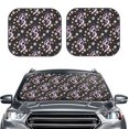 thumbnail image 2 of Balery 2 Piece Snake And Floral1 Car Windshield Sun Shade|Foldable Front Windshield Shade for Car Front Window for Most Sedans SUV Truck-Medium, 2 of 7