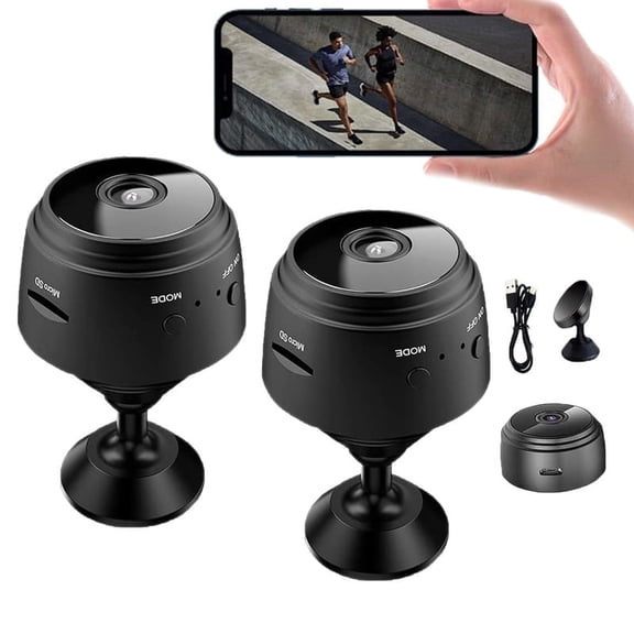 MiniGuard Cam, Watcheye Security Camera, Mini Guard Cam, 1080P HD Magnetic And Mini Guard Cam With Night Vision Function, For Indoor/Outdoor