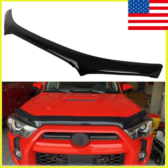 Bug Shield Fit For Toyota 4Runner 2010-2024 Stone Hood Deflector Protector Black