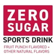 thumbnail image 2 of POWERADE Electrolyte Enhanced Zero Sugar Fruit Punch Sport Drink, 28 fl oz, Bottle - pack of 4, 2 of 6