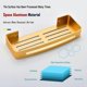 thumbnail image 5 of No Drilling Bathroom Shelves, Champagne Gold Metal Shower Storage Basket Shelf Wall Mounted Shower Gel Shampoo Organizer (2 Pieces), 5 of 5