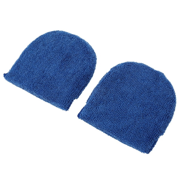 2 Pcs Esponja de Toalla para Lavar Coches Herramienta de Secado de Limpieza de Coches 12x11.5x2cm Azul Zafiro