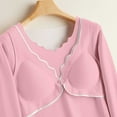 thumbnail image 6 of hengsof Women's Maternity Long Sleeve Tops Stretch Bottoming Tops Suitable for Pregnant Women, 6 of 6