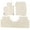 Beige, variant on Ikon Motorsports Compatible with 17-22 Honda CR-V Nylon Car Floor Mats Carpet Front & Rear 3PC Set - Beige