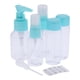 thumbnail image 4 of Conjunto de Embotellado de Plástico Yinane Mujer Viaje Botellas Artículos de Tocador Champú Azul, 4 of 7