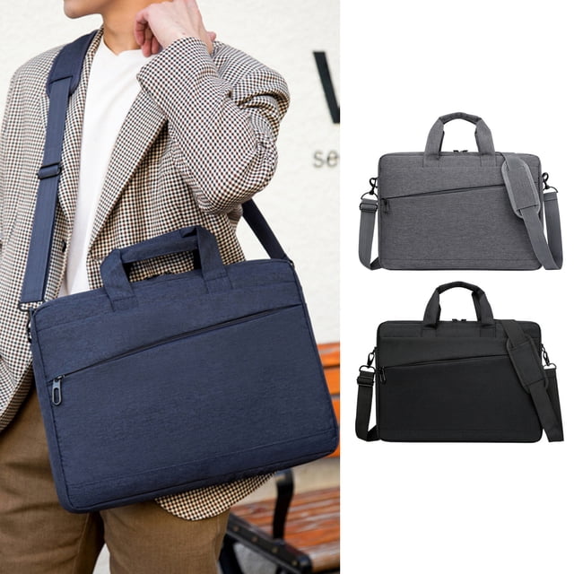 Xihbxyly Bolso de Hombro para Portátil, Diseño Elegante E Impermeable, Acolchado de Espuma Antigolpes, Ligero y Práctico, Ideal para Uso Informal o Escolar, Compatible con Portátiles de 15,6 Pulgadas