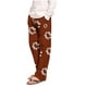 thumbnail image 1 of Pantalones de pijama largos de poliéster para hombre, informales, con estampado a cuadros, holgados y deportivos., 1 of 4