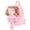 Pink, variant on Toddler Doll for Kindergarten Soft Plush Curly Hair Girl Ballerina Doll Pocket Pink 9"
