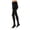 Black, variant on Mediven Duomed Advantage Soft Opaque Open Toe Pantyhose 20-30 mmHg