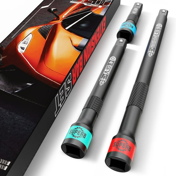 3Pcs 1/4 Inch Extension Bar Set