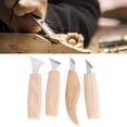 thumbnail image 2 of Cortador de tallado herramientas de tallado de madera con mango de madera 7 piezas para profesionales Principiantes de arte DIY ANGGREK Otros, 2 of 8