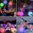 thumbnail image 5 of COFEST LED Beach Ball with Color Changing Lights, Floating Pool Light for Parties and Night Fun, Waterproof LED Ball for Outdoor Summer Games, Remote Controlled RGB Beach Ball for Decoration. White, 5 of 9