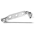 thumbnail image 5 of SUTENGDA 50 Pcs 25mm Brooch Pin Brooch Brooch Pin Backs Catch Bar Pin Back Safety Brooch Metal Pin, 5 of 5
